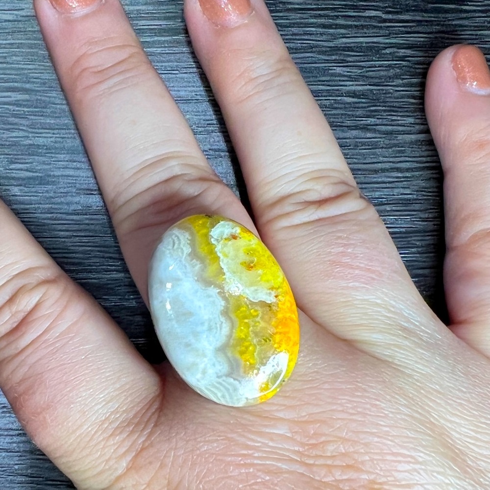 Bumblebee Jasper Statement Ring